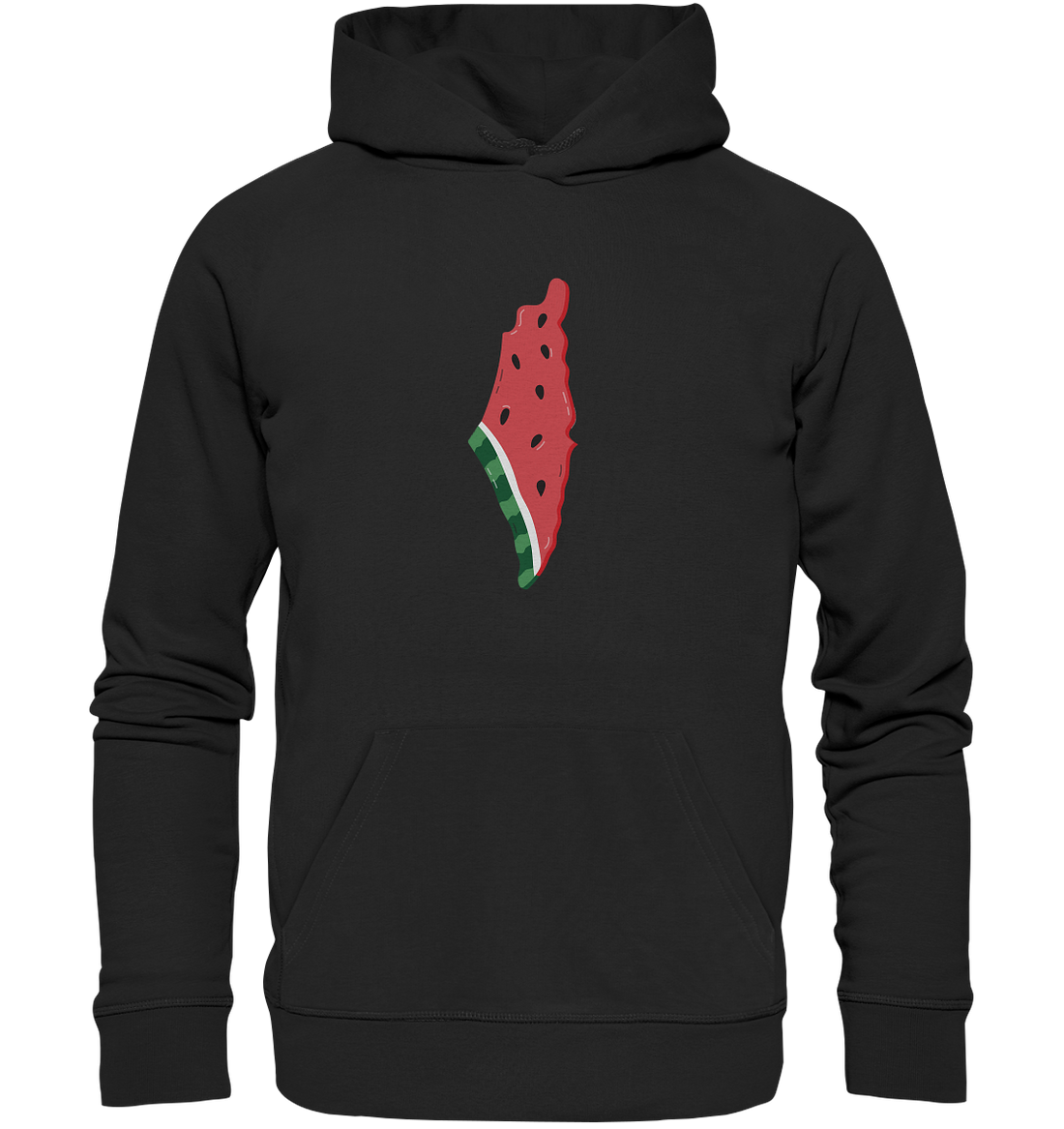 Palestine watermelon flag - Organic Hoodie