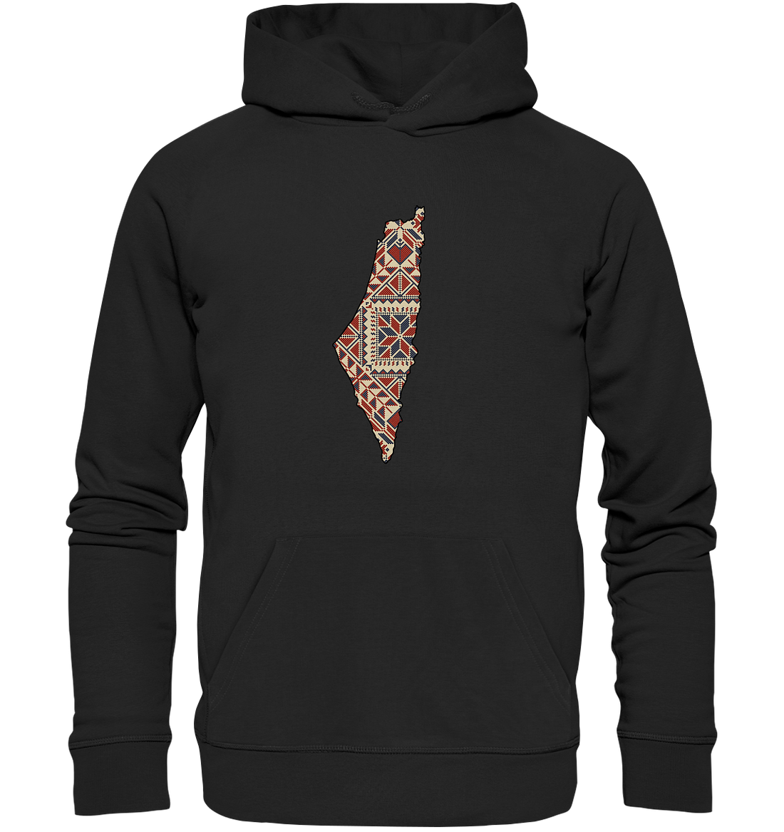 Palestine pattern flag - Organic Hoodie