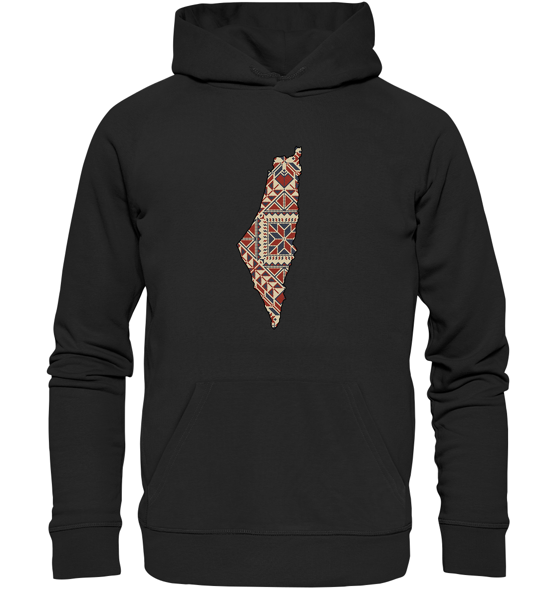 Palestine pattern flag - Organic Hoodie