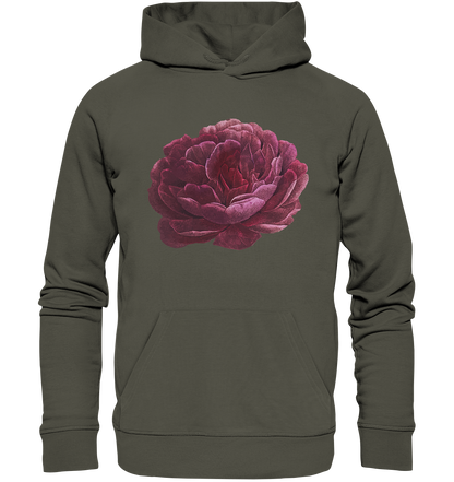 One Pink Flower - Organic Hoodie