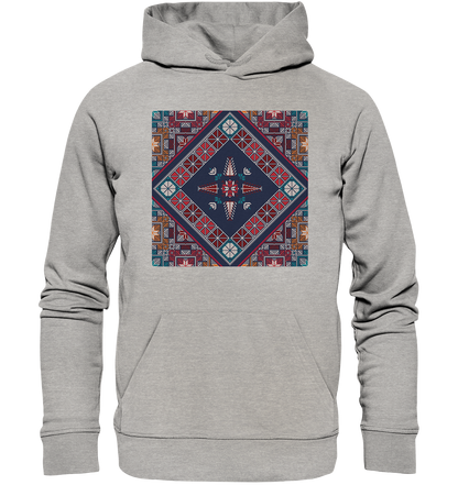 Blue Pattern - Organic Hoodie