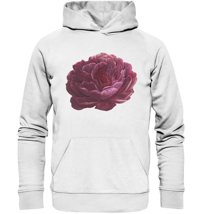 One Pink Flower - Organic Hoodie