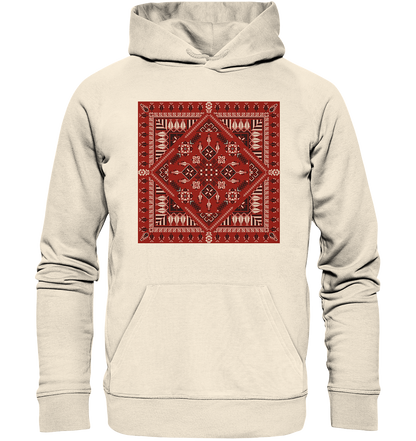 Red Pattern - Organic Hoodie