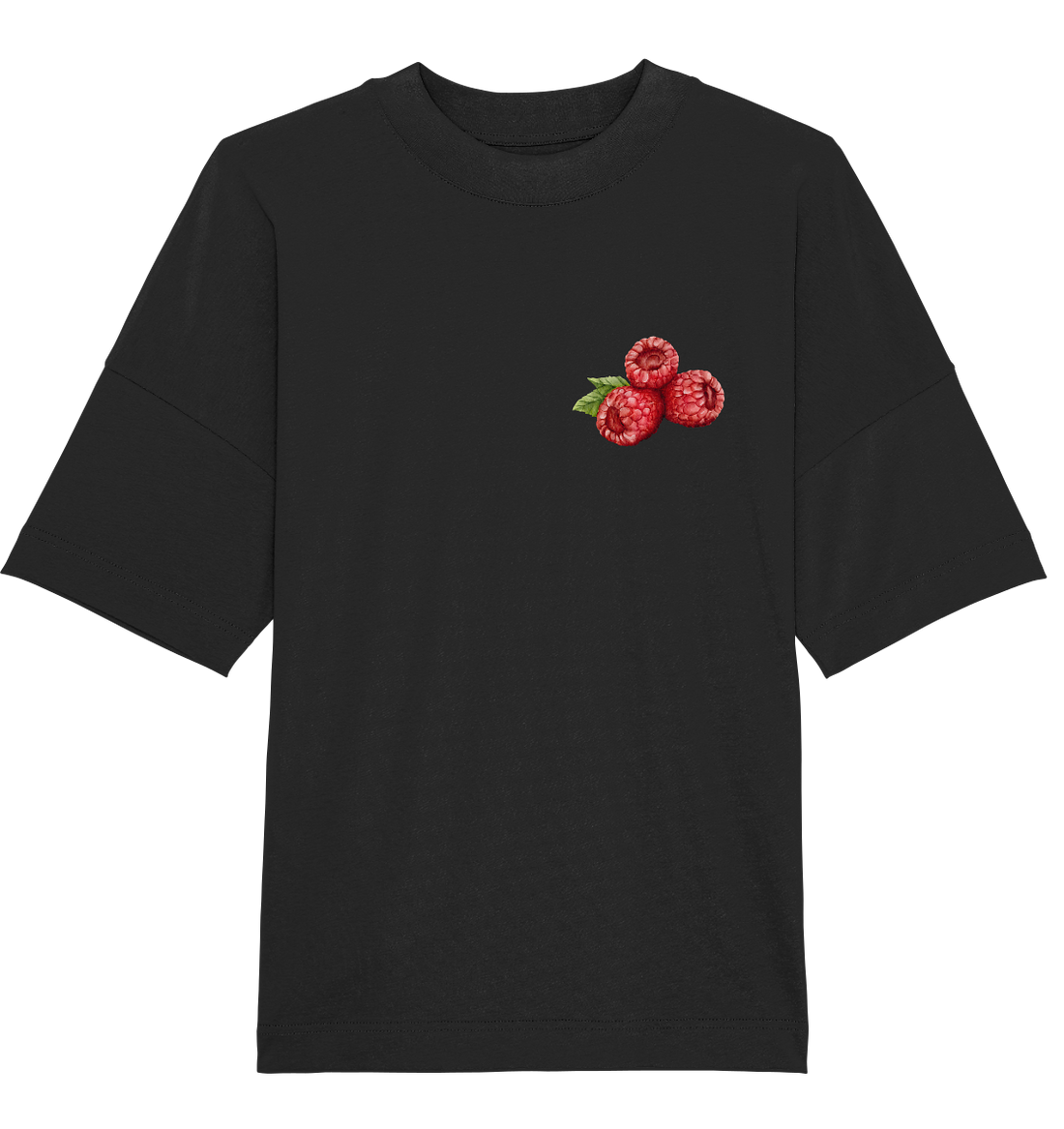 Raspberry watercolor - Oversized Unisex T-Shirt