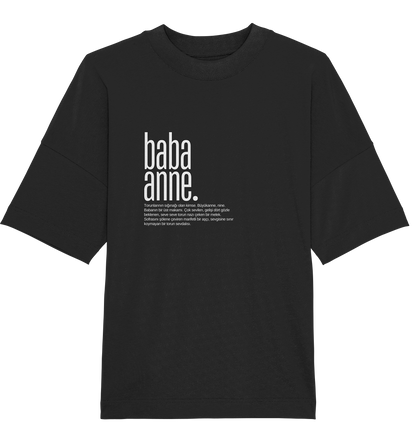 baba anne. - Organic Oversize Shirt