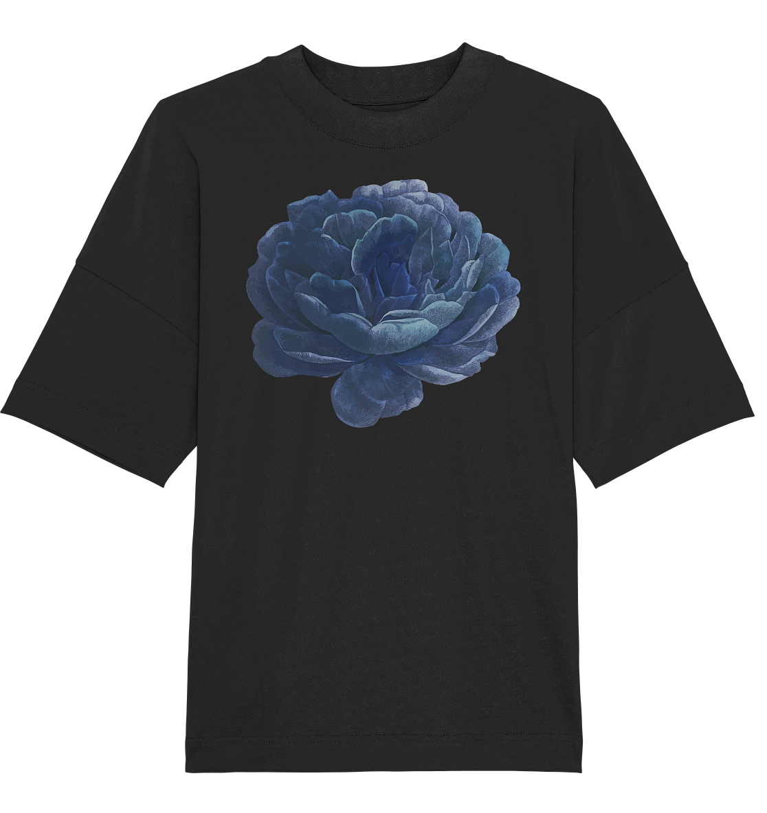 Blue Flower - Oversized Unisex T-Shirt