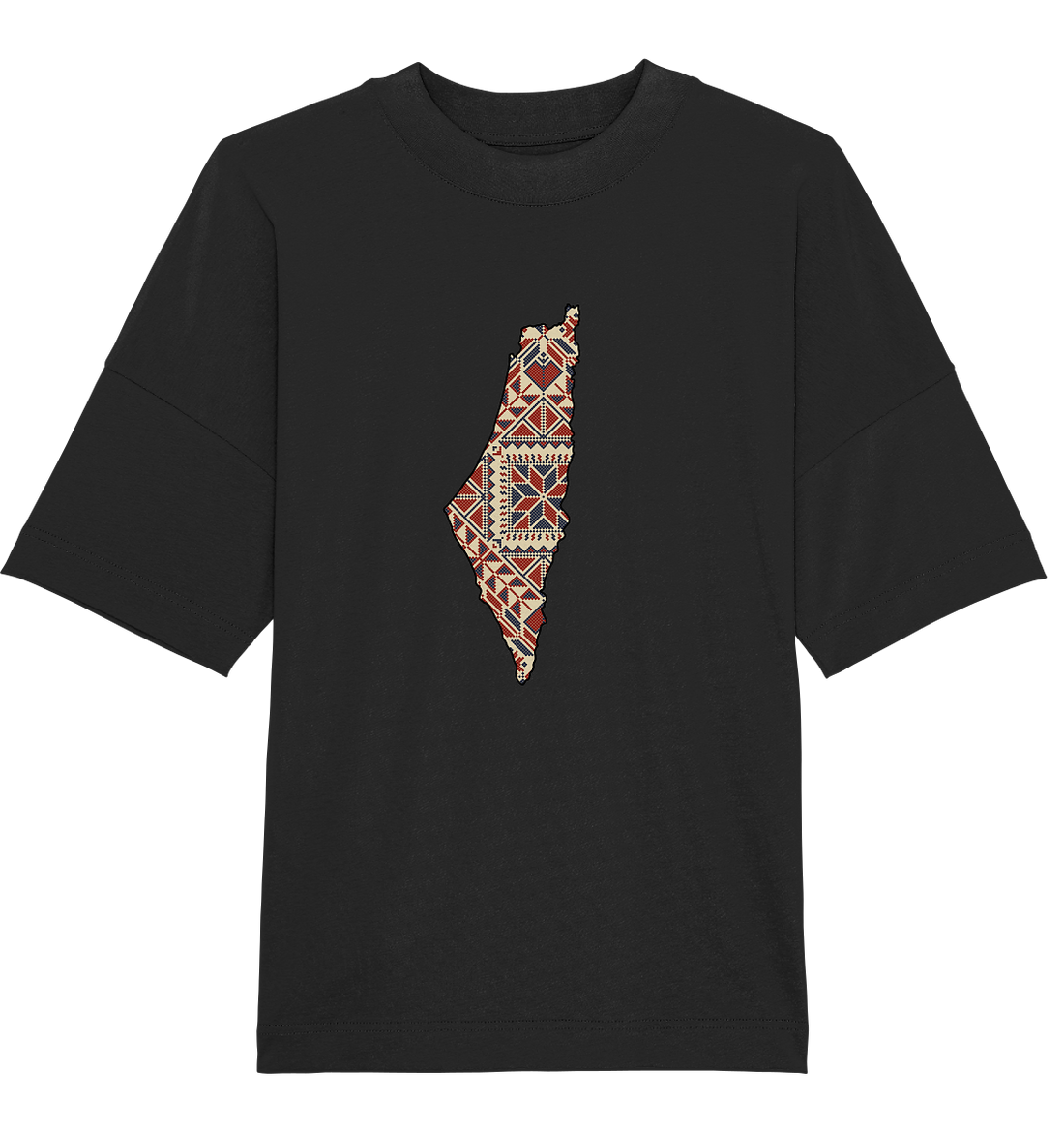 Palestine pattern flag - Organic Oversize Shirt