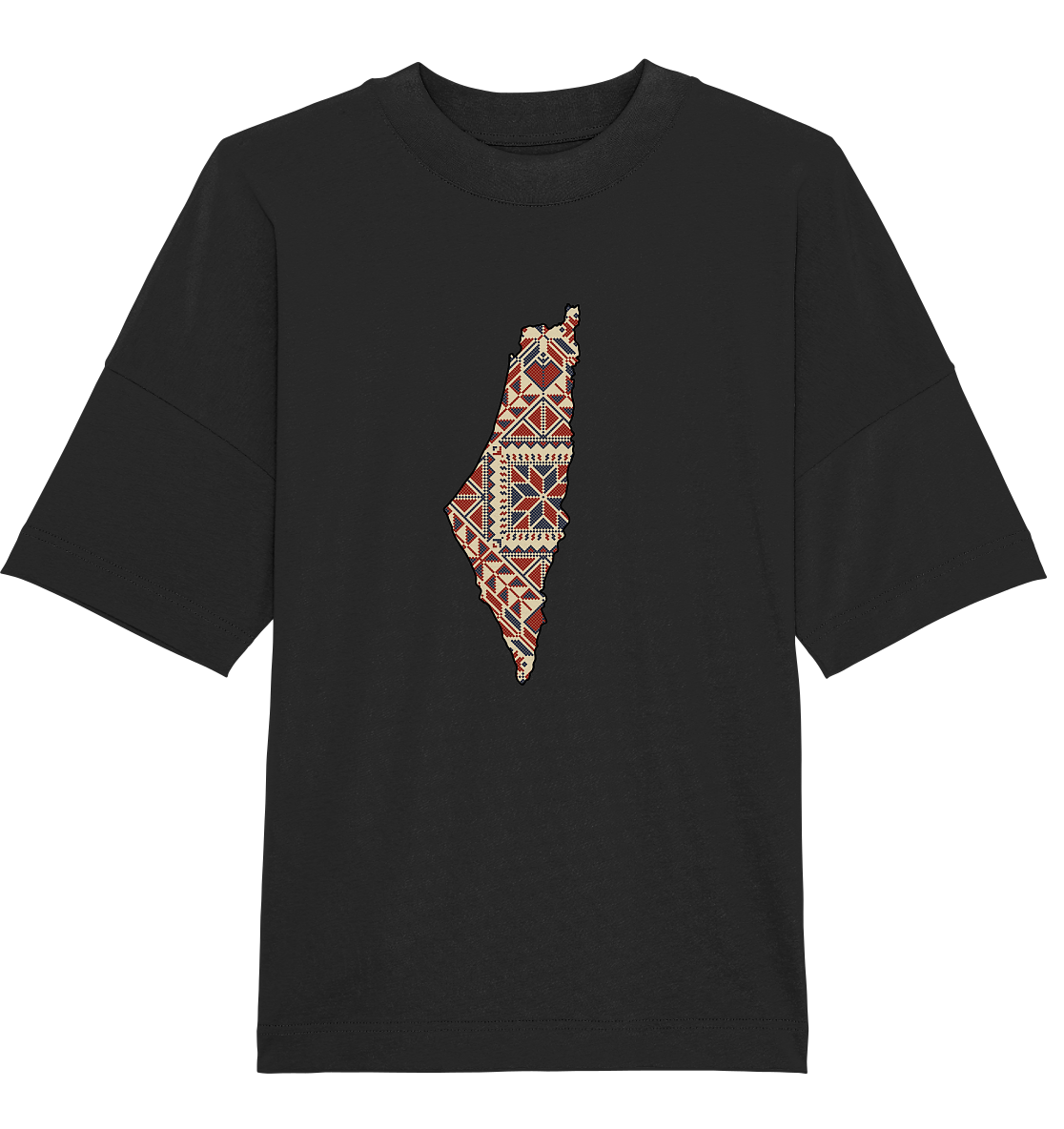 Palestine pattern flag - Organic Oversize Shirt