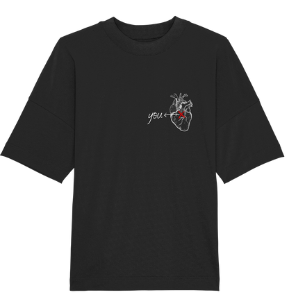 You - Heart - Oversized Unisex T-Shirt
