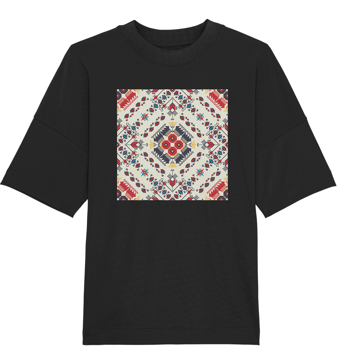 Bulgarian Embroidery - Oversized Unisex T-Shirt