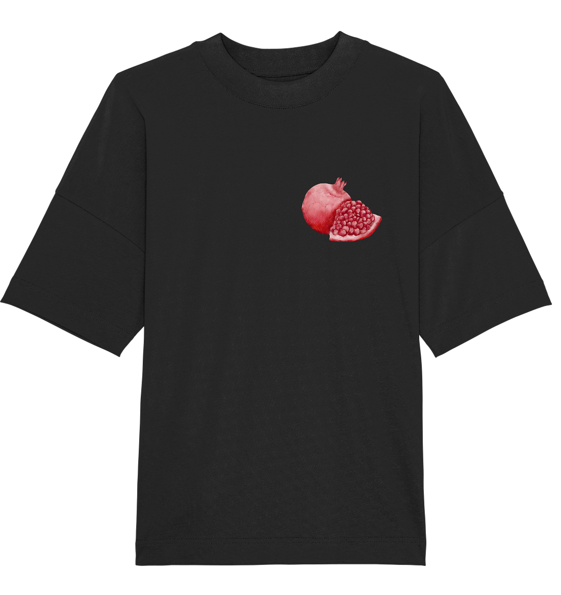 Pomegranate watercolor - Oversized Unisex T-Shirt