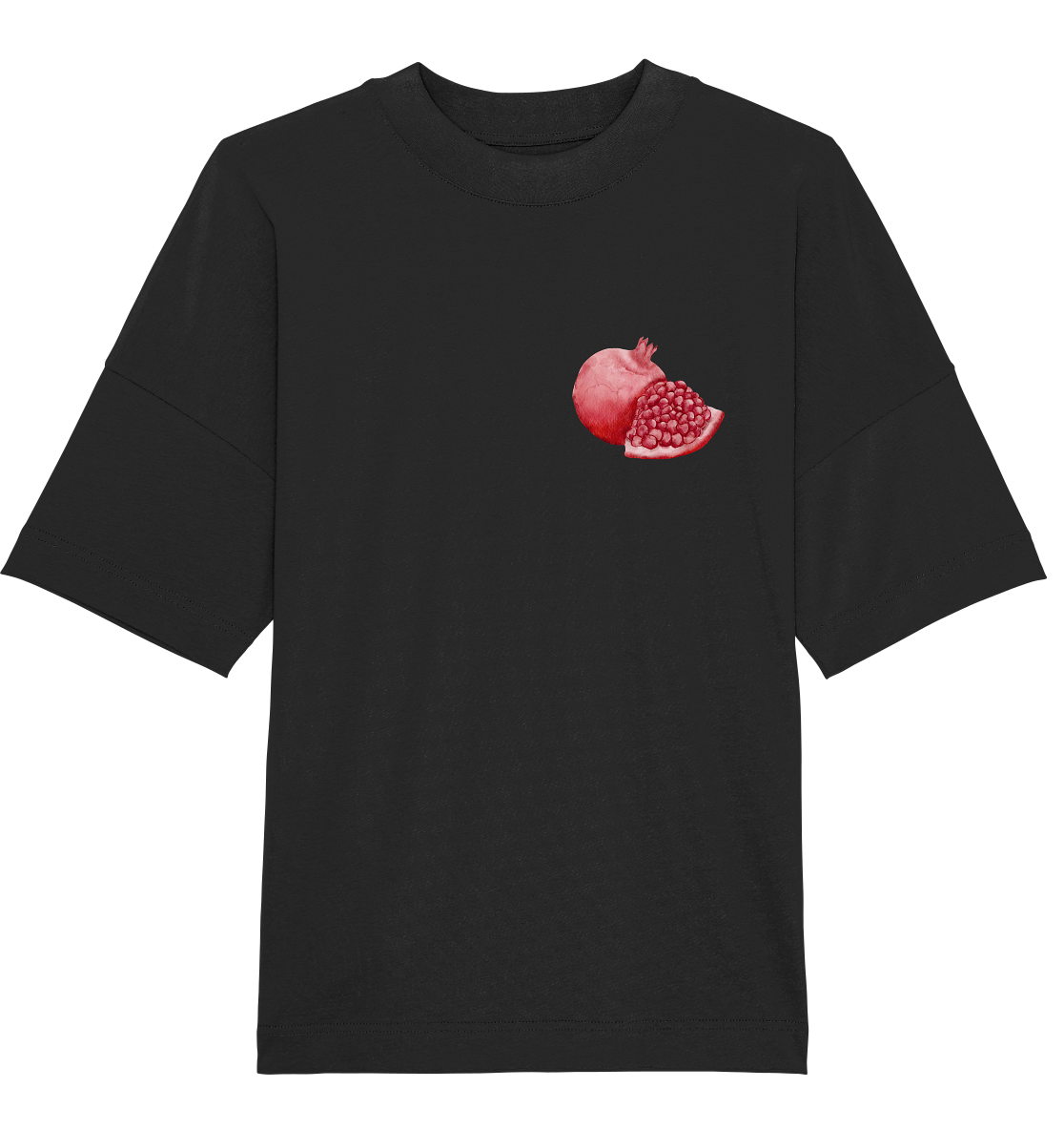 Pomegranate watercolor - Oversized Unisex T-Shirt
