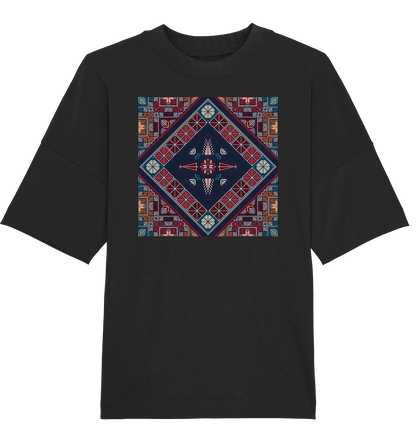 Blue Pattern - Oversized Unisex T-Shirt