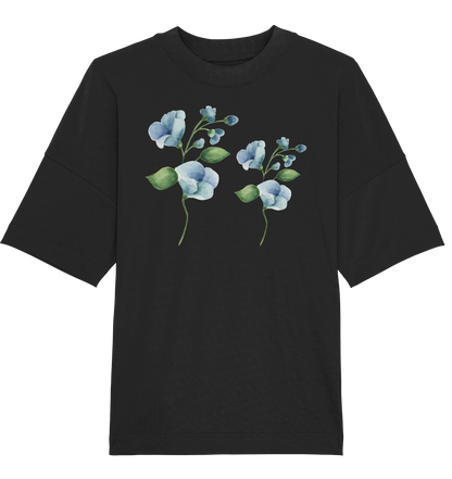 Blue Flowers - Oversized Unisex T-Shirt