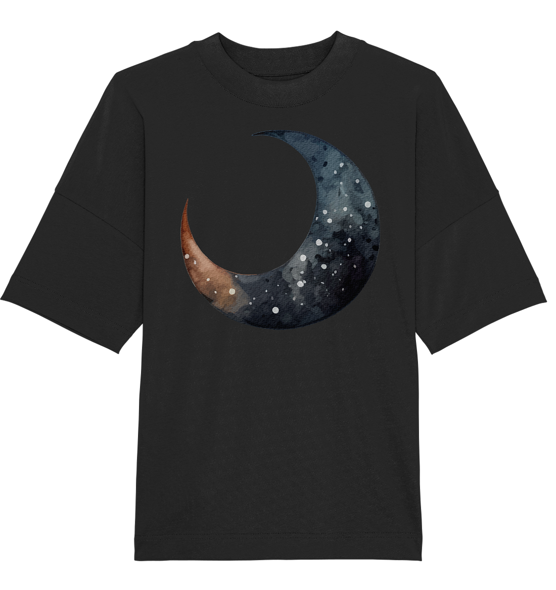 Watercolor Islamic Moon - Oversized Unisex T-Shirt