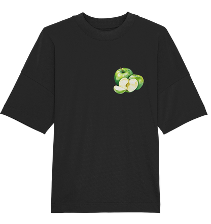 Green Apple Watercolor - Oversized Unisex T-Shirt