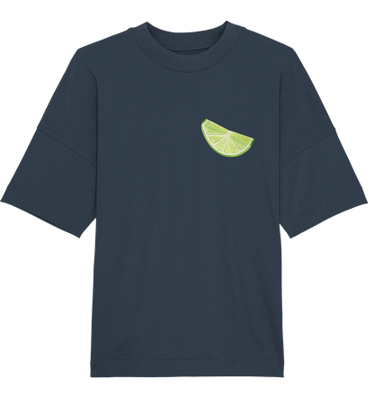 lime slice Watercolor - Oversized Unisex T-Shirt
