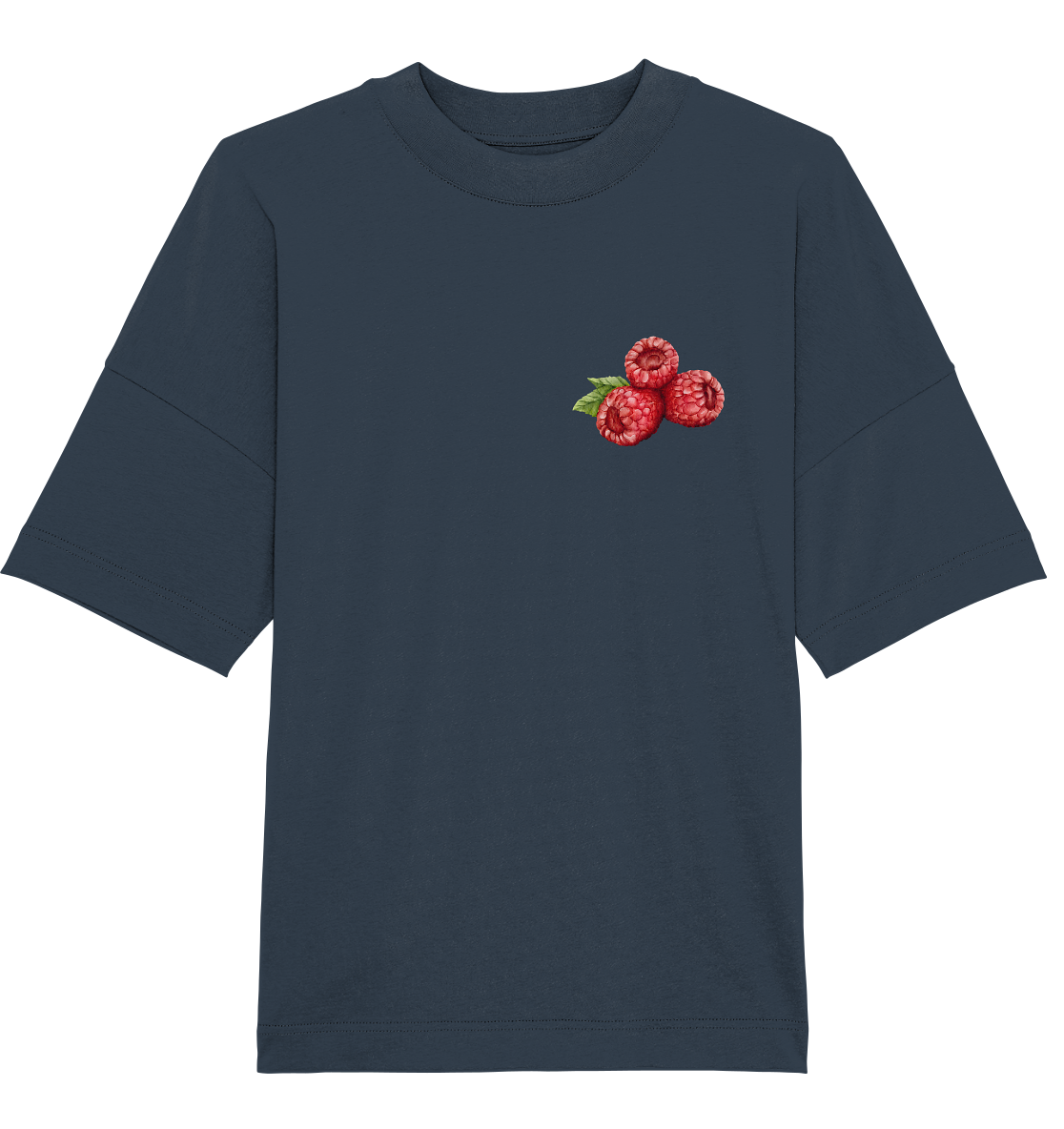Raspberry watercolor - Oversized Unisex T-Shirt
