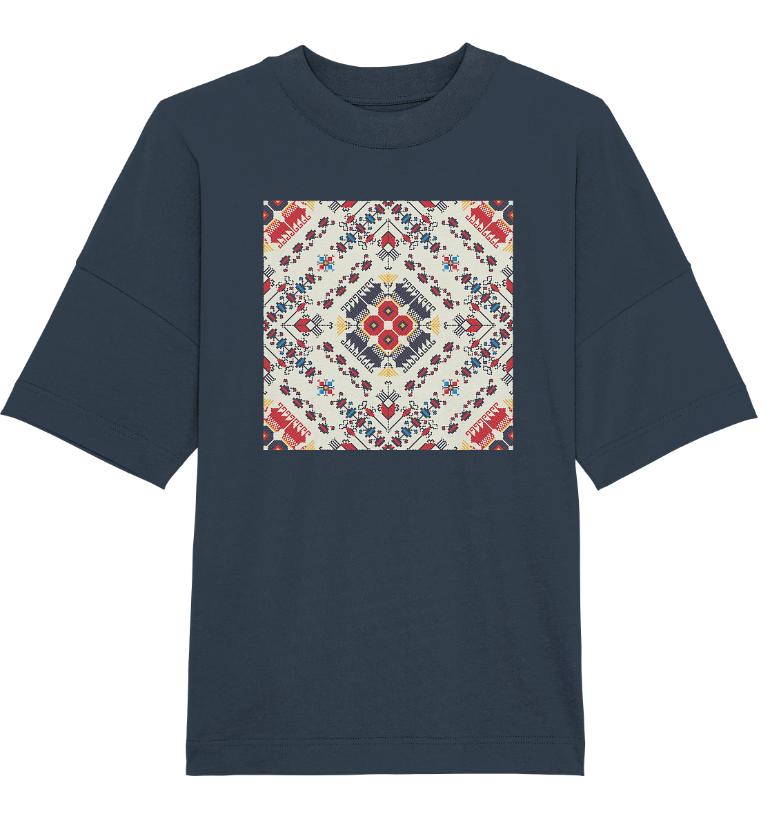 Bulgarian Embroidery - Oversized Unisex T-Shirt