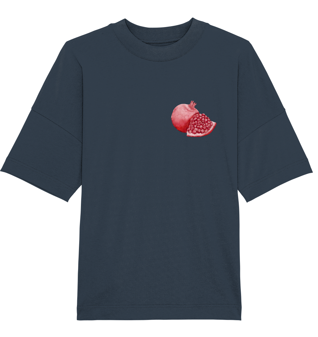 Pomegranate watercolor - Oversized Unisex T-Shirt