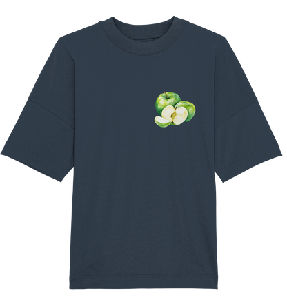 Green Apple Watercolor - Oversized Unisex T-Shirt
