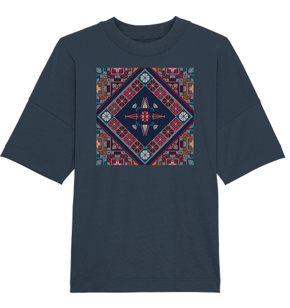 Blue Pattern - Oversized Unisex T-Shirt