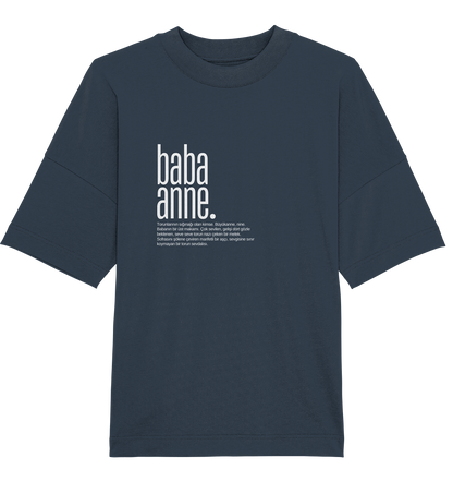 baba anne. - Organic Oversize Shirt