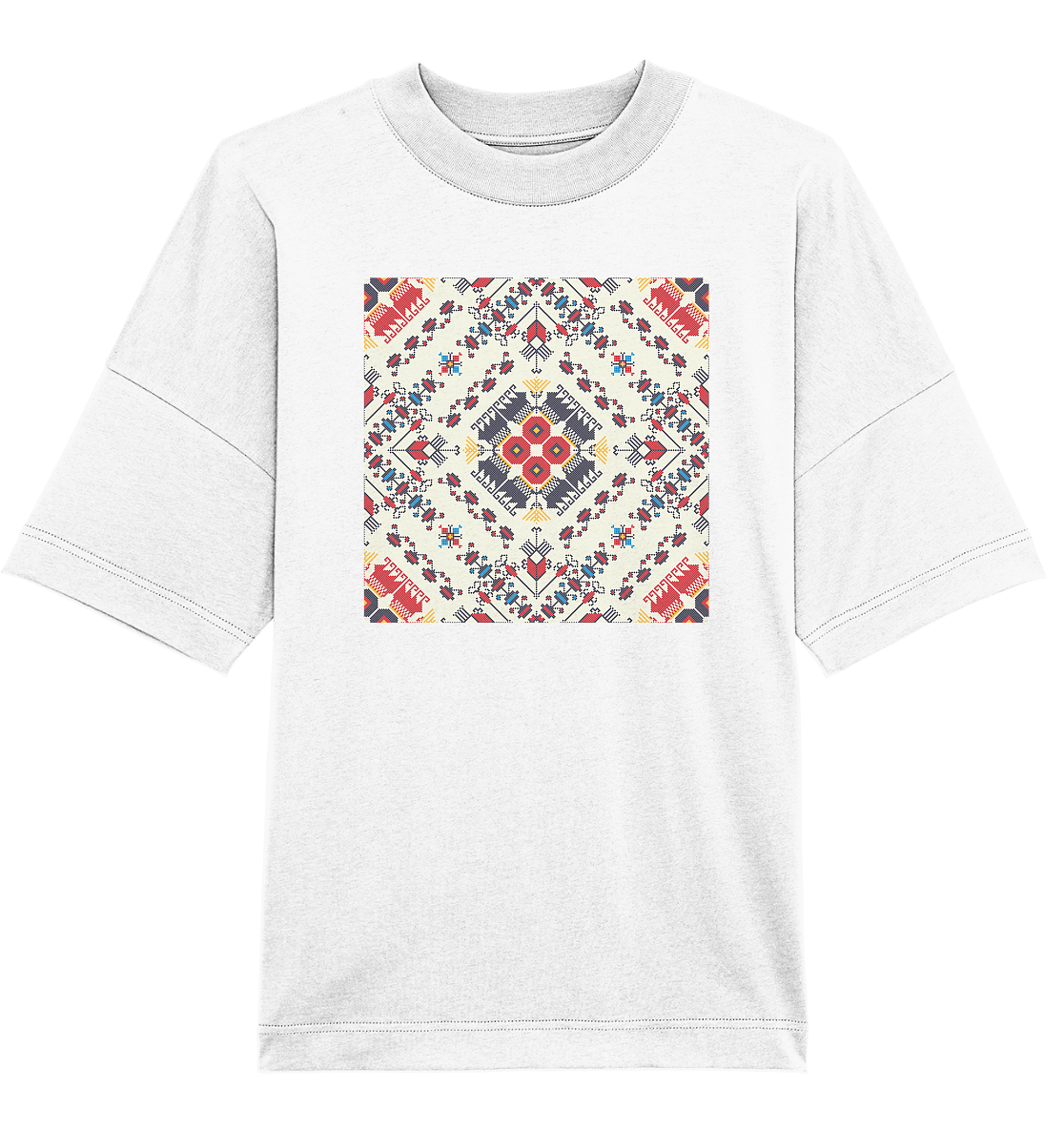 Bulgarian Embroidery - Oversized Unisex T-Shirt