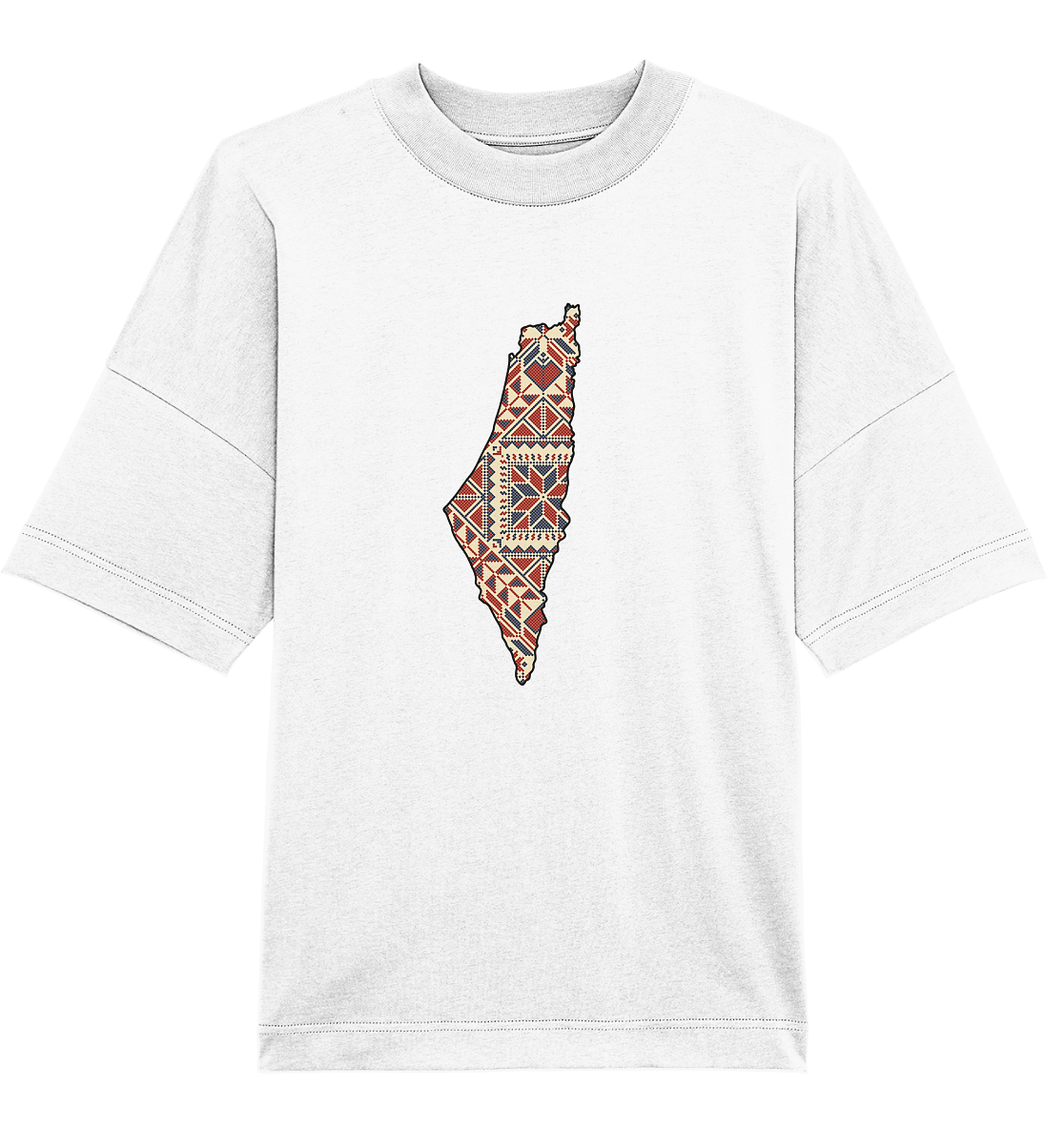 Palestine pattern flag - Organic Oversize Shirt