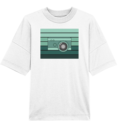 Green Camera - Oversized Unisex T-Shirt