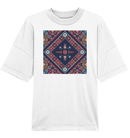 Blue Pattern - Oversized Unisex T-Shirt