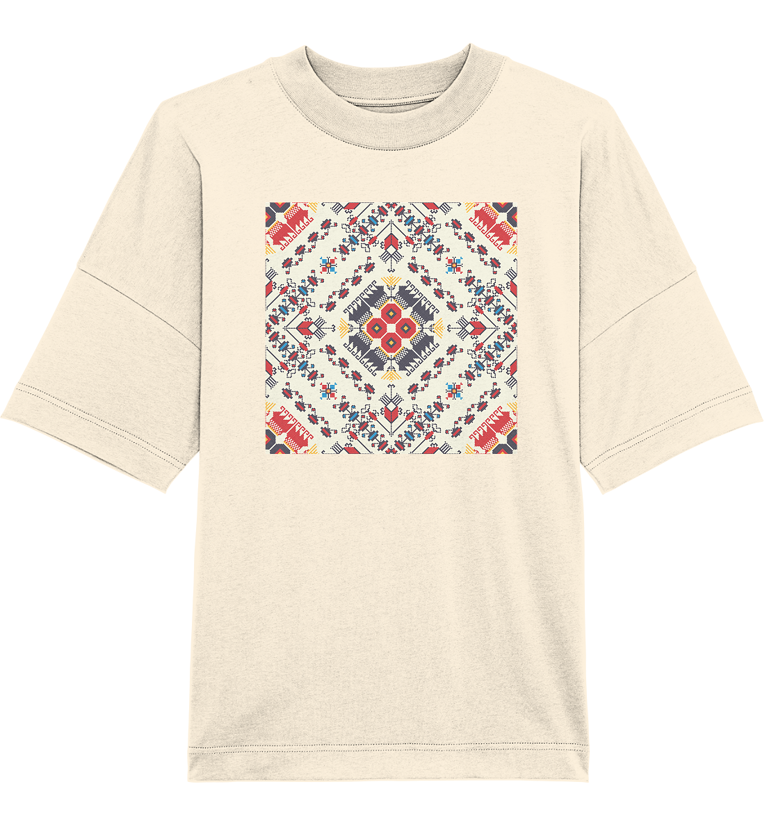 Bulgarian Embroidery - Oversized Unisex T-Shirt