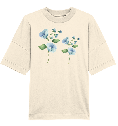 Blue Flowers - Oversized Unisex T-Shirt