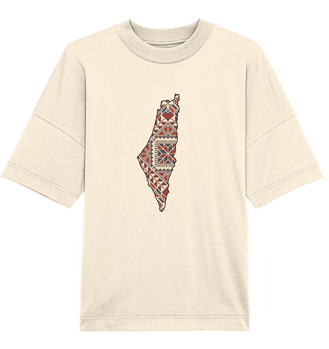 Palestine pattern flag - Organic Oversize Shirt