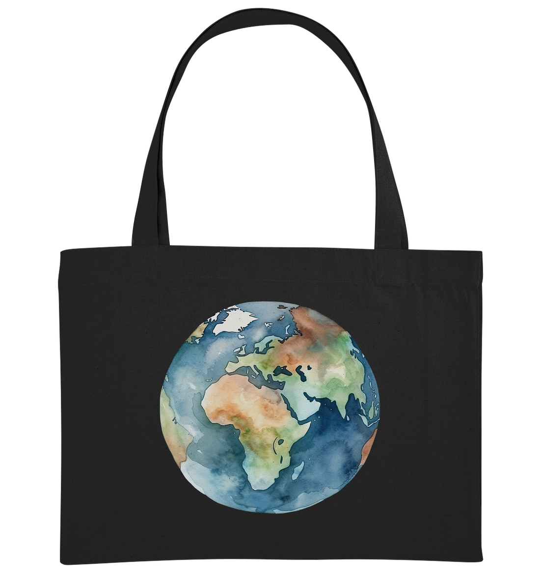 Watercolor Earth - Organic Shopping-Bag