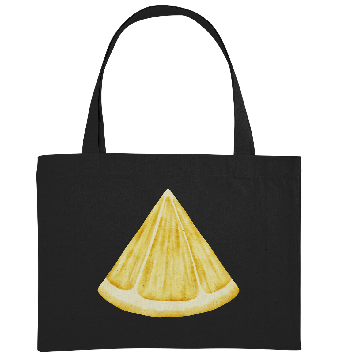 Lemon Slice Watercolor - Organic Shopping-Bag