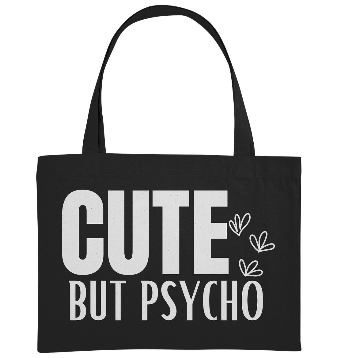 Cute but Psycho - Organic Shopping-Bag
