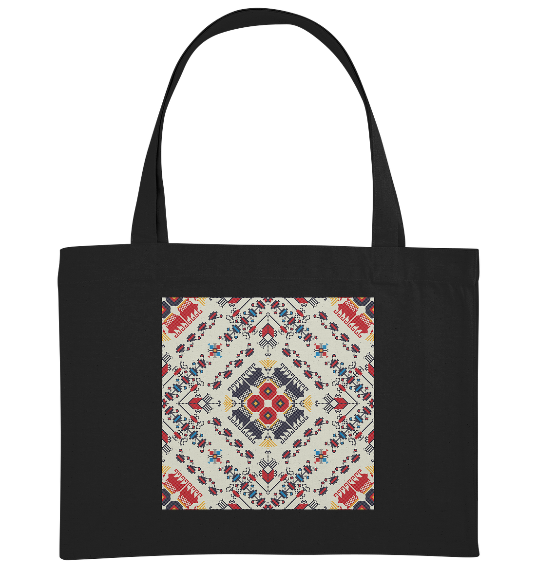 Bulgarian Embroidery - Organic Shopping-Bag