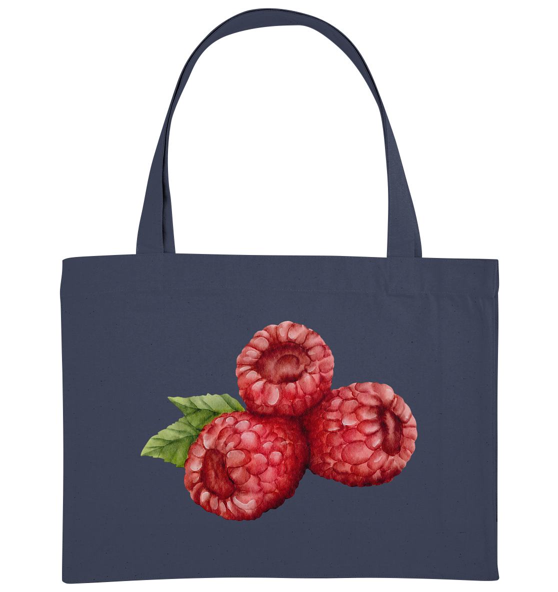 Raspberry watercolor - Organic Shopping-Bag