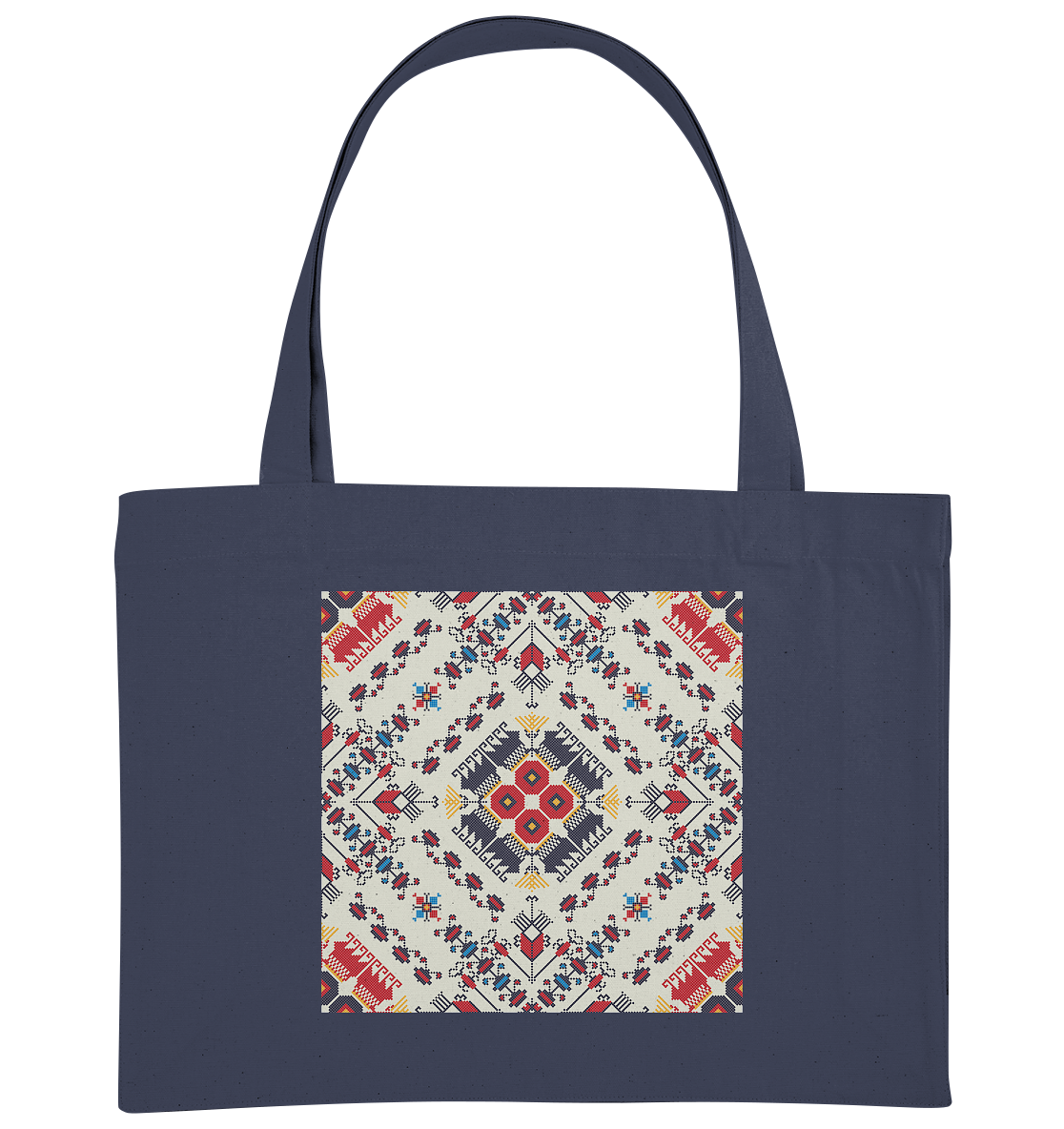 Bulgarian Embroidery - Organic Shopping-Bag