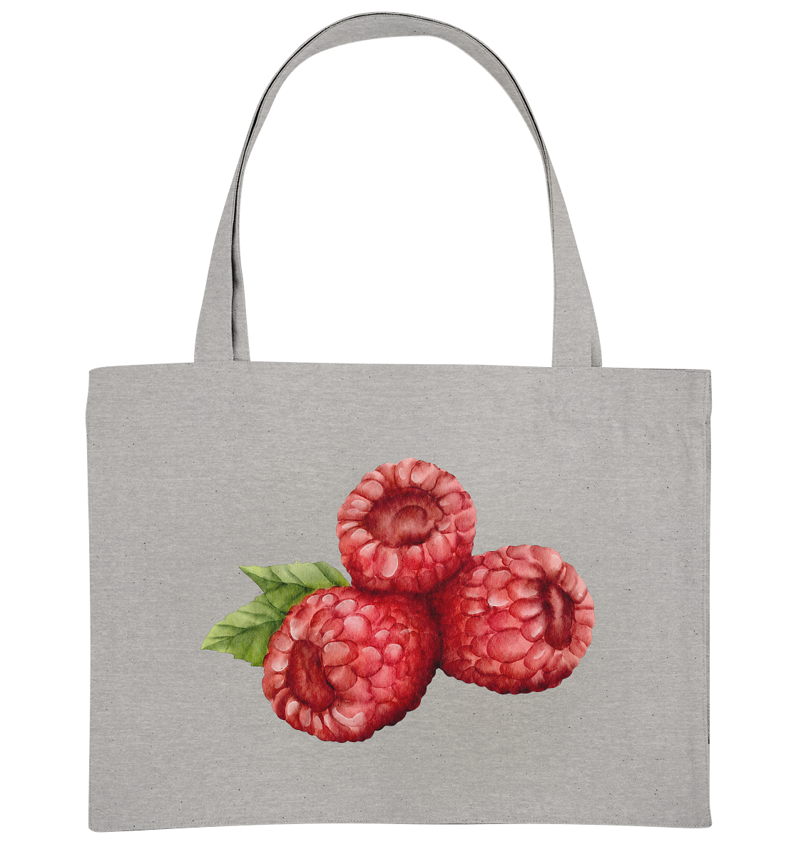 Raspberry watercolor - Organic Shopping-Bag