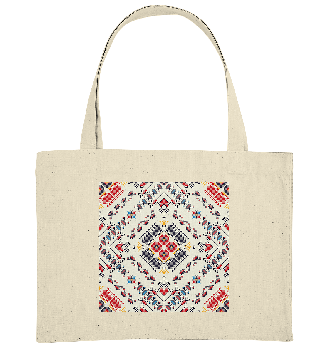 Bulgarian Embroidery - Organic Shopping-Bag