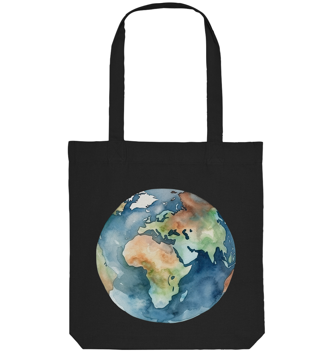 Watercolor Earth - Organic Tote-Bag