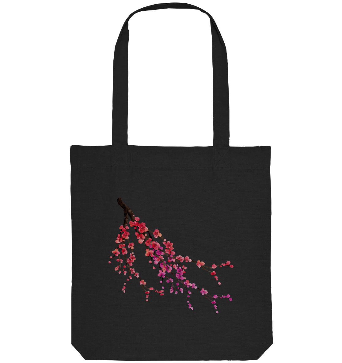 Blume Knospe Rot - Organic Tote-Bag