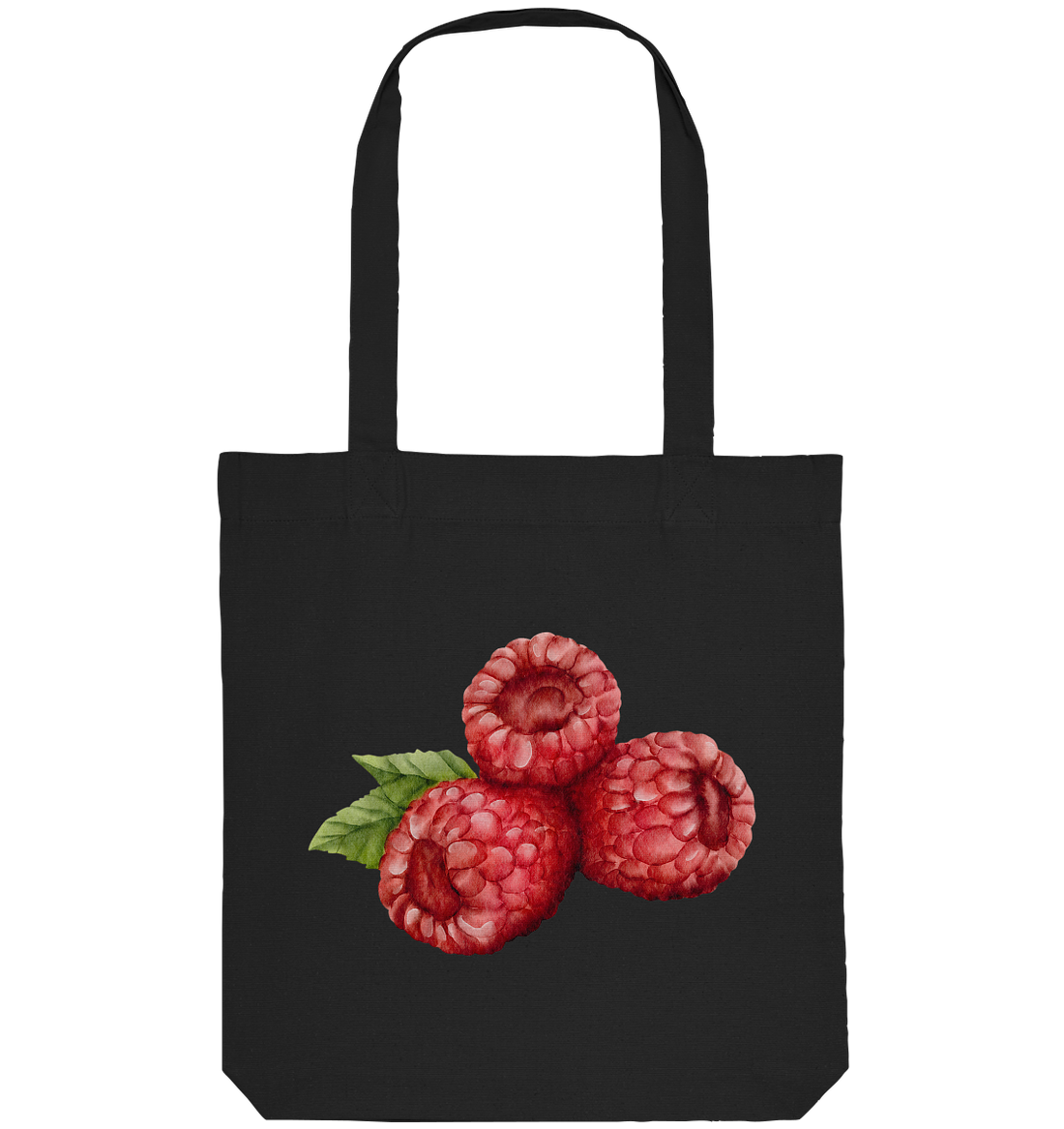 Raspberry watercolor - Organic Tote-Bag