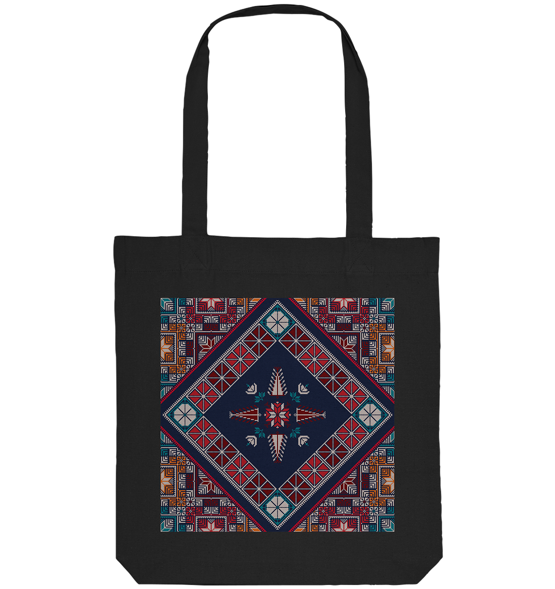 Blue Pattern - Organic Tote-Bag