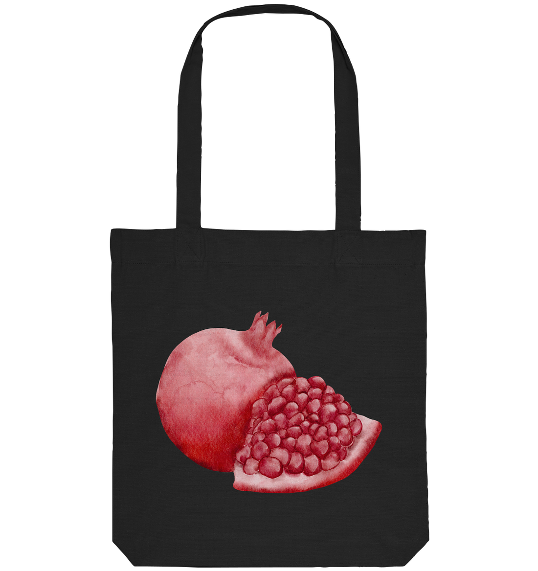Pomegranate watercolor - Organic Tote-Bag
