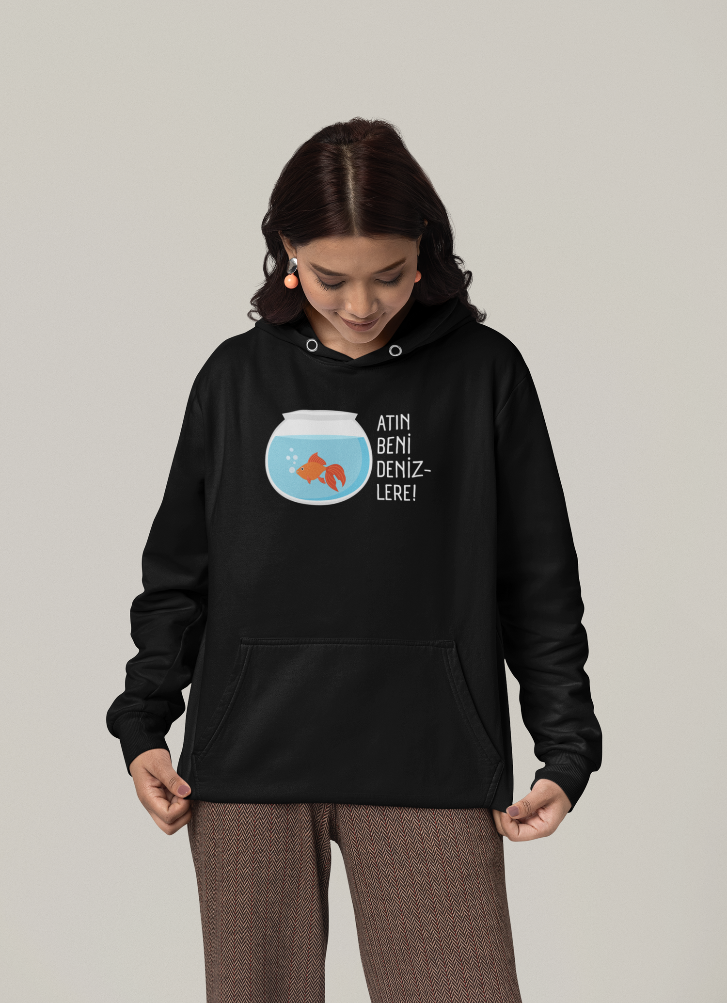ATIN BENİ DENİZLERE! - Organic Hoodie