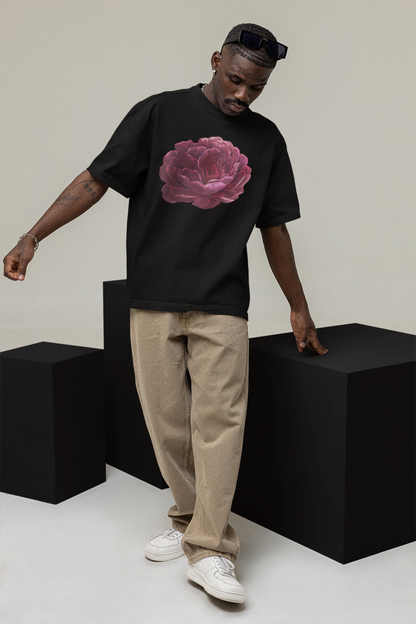 One Pink Flower - Oversized Unisex T-Shirt