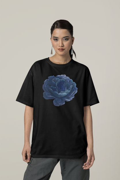 Blue Flower - Oversized Unisex T-Shirt
